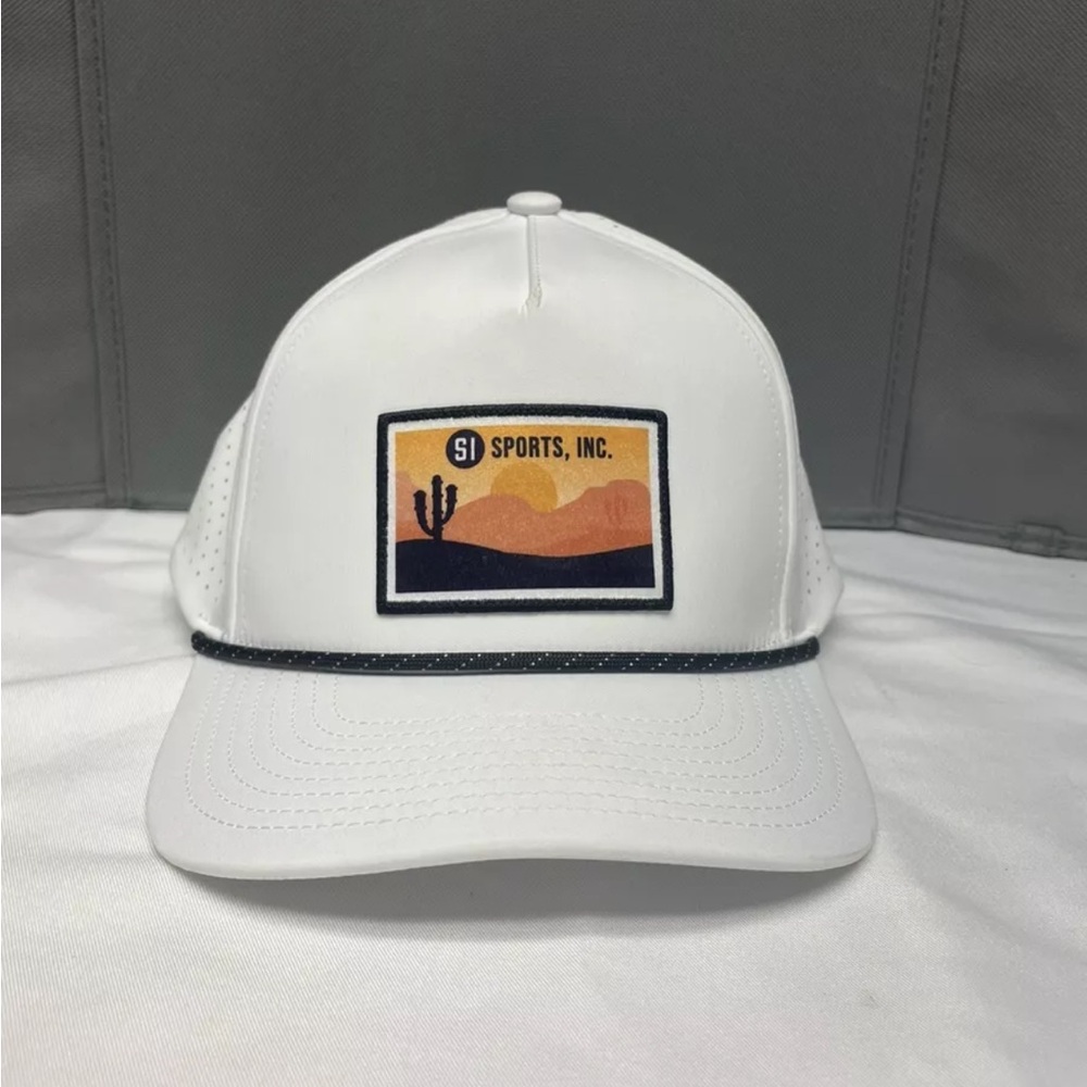 Sports Inc. White and Orange Hat